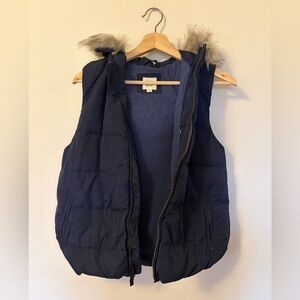 Navy Puffer Vest